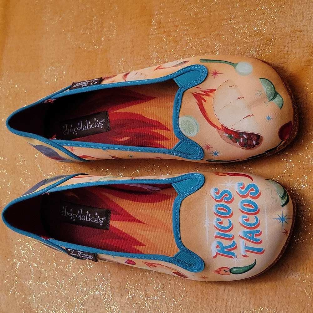 Hot chocolate Taco shoes